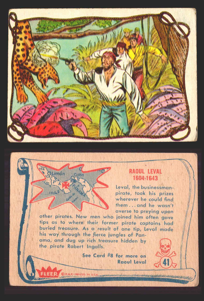 1961 Pirates Bold Vintage Trading Cards You Pick Singles #1-#66 Fleer 41   Raoul Leval  - TvMovieCards.com