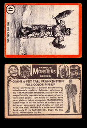Famous Monsters 1963 Vintage Trading Cards You Pick Singles #1-64 #41b  - TvMovieCards.com