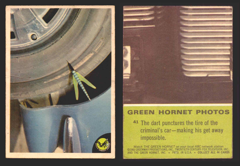 1966 Green Hornet Photos Donruss Vintage Trading Cards You Pick Singles #1-44 #	41 (creased)  - TvMovieCards.com