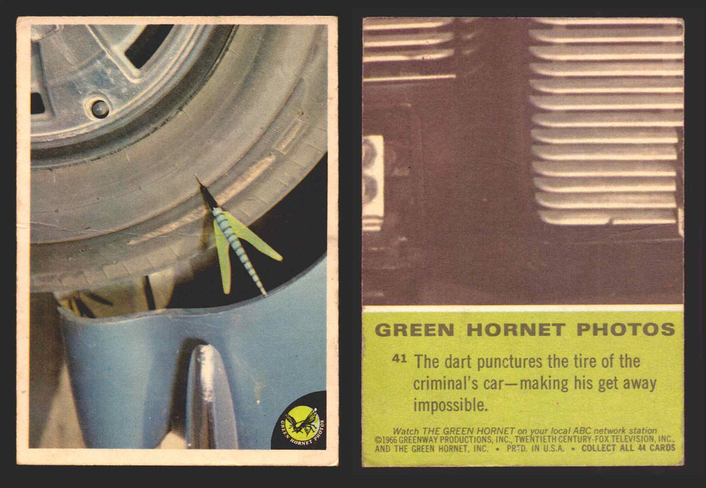 1966 Green Hornet Photos Donruss Vintage Trading Cards You Pick Singles #1-44 #	41 (creased)  - TvMovieCards.com