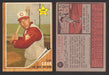 1962 Topps Baseball Trading Card You Pick Singles #1-#99 VG/EX #	41 Cliff Cook - Cincinnati Reds  (creased)  - TvMovieCards.com
