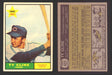 1961 Topps Baseball Trading Card You Pick Singles #400-#499 VG/EX #	421 Ty Cline SP - Cleveland Indians RC SP  - TvMovieCards.com