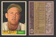 1961 Topps Baseball Trading Card You Pick Singles #400-#499 VG/EX #	422 Bud Daley UER - Kansas City Athletics  - TvMovieCards.com
