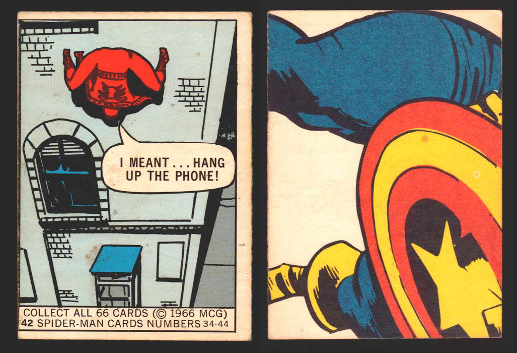 1966 Marvel Super Heroes Donruss Vintage Trading Cards You Pick Singles #1-66 #42  - TvMovieCards.com