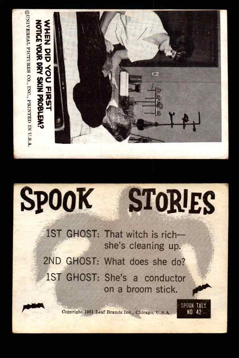 1961 Spook Stories Series 1 Leaf Vintage Trading Cards You Pick Singles #1-#72 #42  - TvMovieCards.com