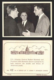 1964 The Story of John F. Kennedy JFK Topps Trading Card You Pick Singles #1-77 #42  - TvMovieCards.com