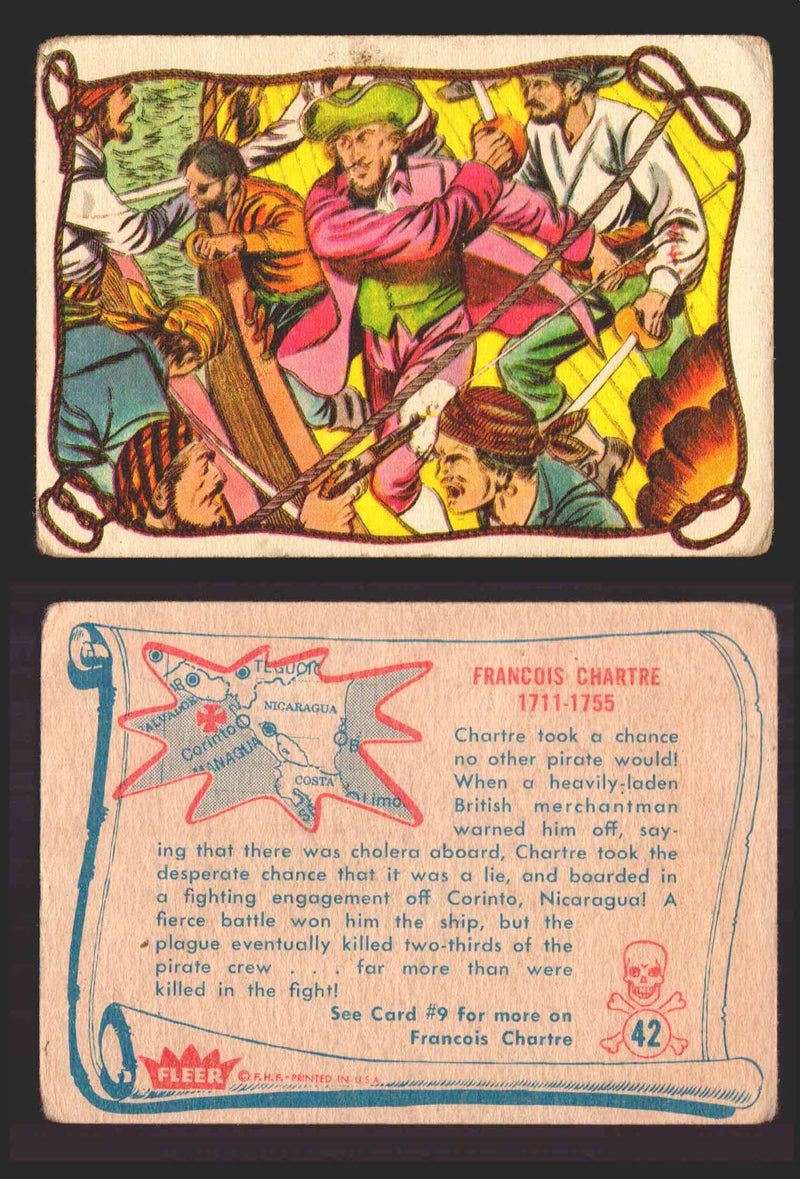 1961 Pirates Bold Vintage Trading Cards You Pick Singles #1-#66 Fleer 42   Francois Chartre  - TvMovieCards.com