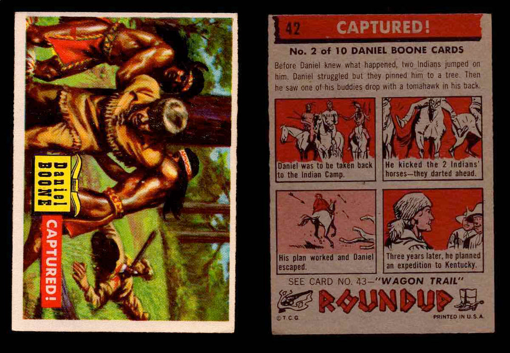 1956 Western Roundup Topps Vintage Trading Cards You Pick Singles #1-80 #42  - TvMovieCards.com