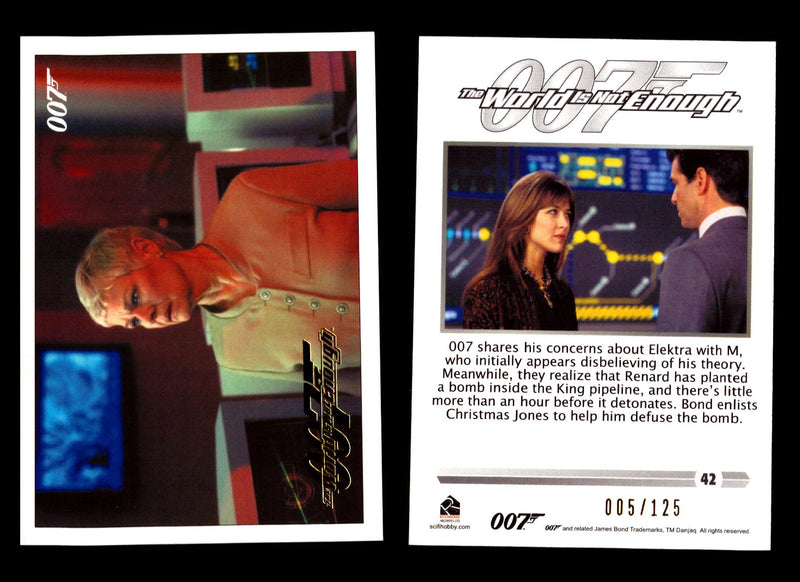 James Bond Classics 2016 World is Not Enough Gold Foil Parallel Card You Pick Nu #42  - TvMovieCards.com