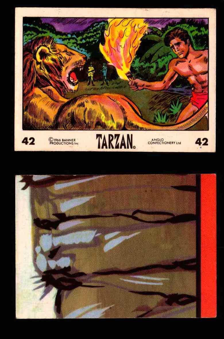 1966 Tarzan Banner Productions Vintage Trading Cards You Pick Singles #1-66 #42  - TvMovieCards.com