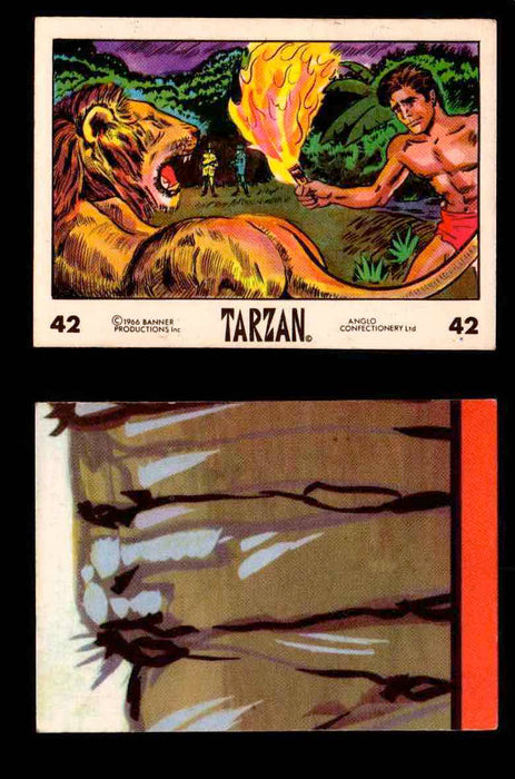 1966 Tarzan Banner Productions Vintage Trading Cards You Pick Singles #1-66 #42  - TvMovieCards.com