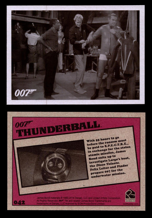 James Bond Archives 2014 Thunderball Throwback You Pick Single Card #1-99 #42  - TvMovieCards.com