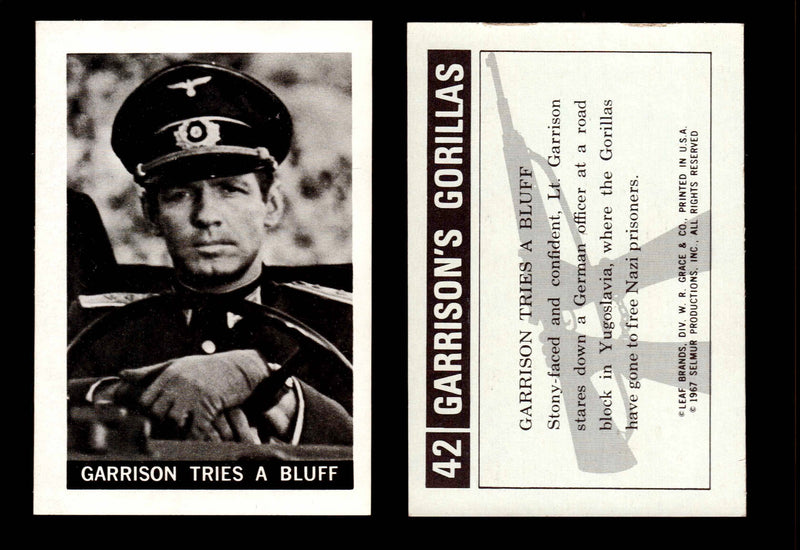 Garrison's Gorillas Leaf 1967 Vintage Trading Cards #1-#72 You Pick Singles #42  - TvMovieCards.com