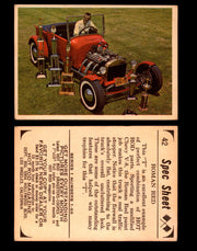 1965 Donruss Spec Sheet Vintage Hot Rods Trading Cards You Pick Singles #1-66 #42  - TvMovieCards.com
