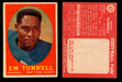 1958 Topps Football Trading Card You Pick Singles #1-#132 VG/EX #	42	Emlen Tunnell (HOF)  - TvMovieCards.com