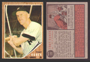 1962 Topps Baseball Trading Card You Pick Singles #400-#499 VG/EX #	430 Tony Kubek - New York Yankees  - TvMovieCards.com
