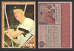 1962 Topps Baseball Trading Card You Pick Singles #400-#499 VG/EX #	430 Tony Kubek - New York Yankees  - TvMovieCards.com