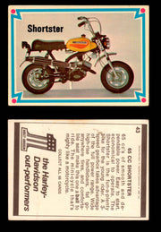 1972 Street Choppers & Hot Bikes Vintage Trading Card You Pick Singles #1-66 #43   Shortster (creased)  - TvMovieCards.com