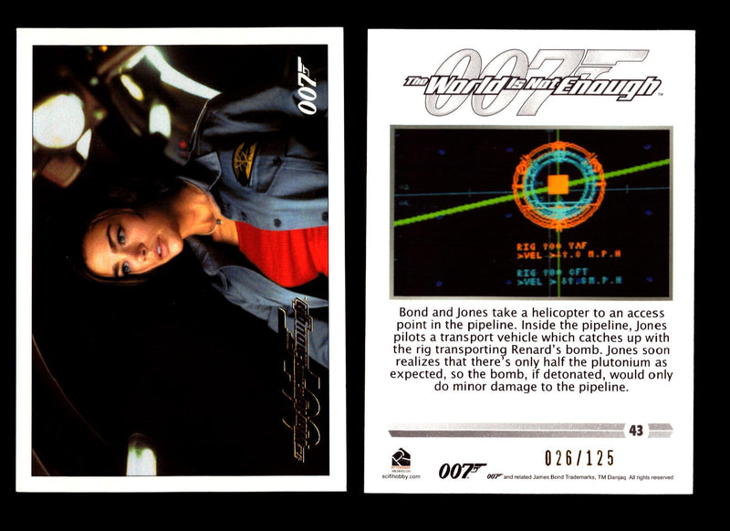 James Bond Classics 2016 World is Not Enough Gold Foil Parallel Card You Pick Nu #43  - TvMovieCards.com