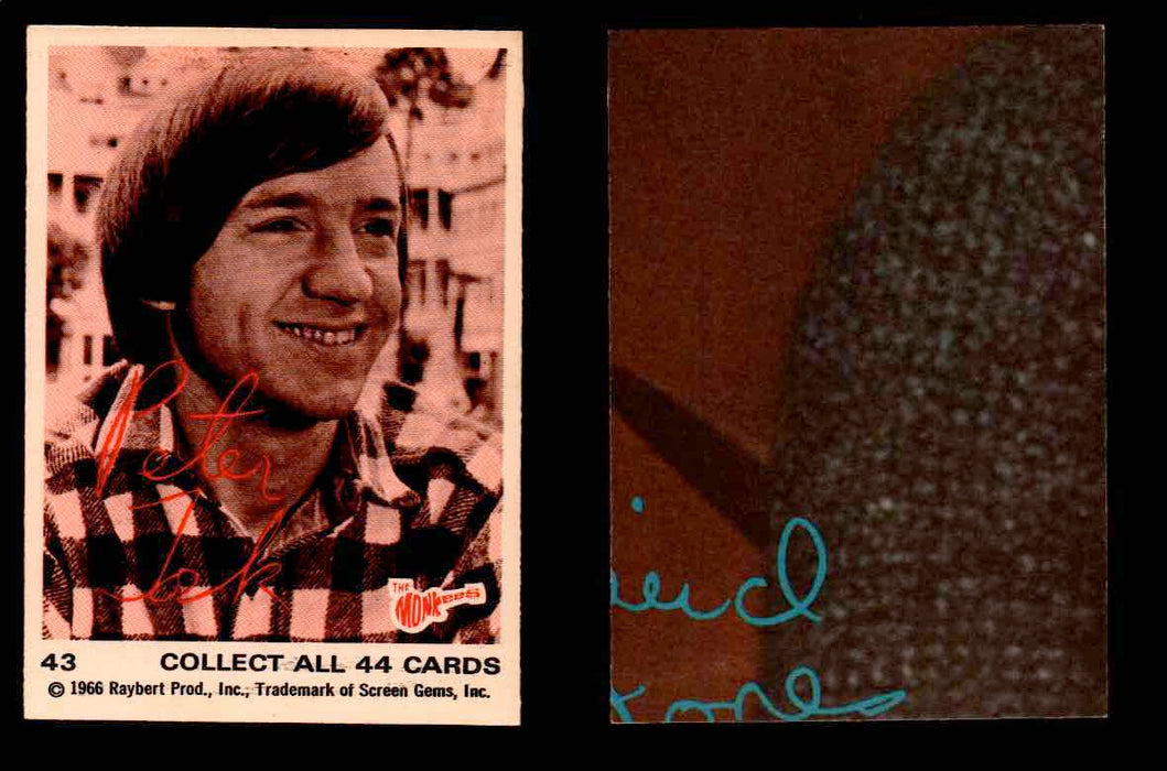The Monkees Sepia TV Show 1966 Vintage Trading Cards You Pick Singles #1-#44 #43  - TvMovieCards.com