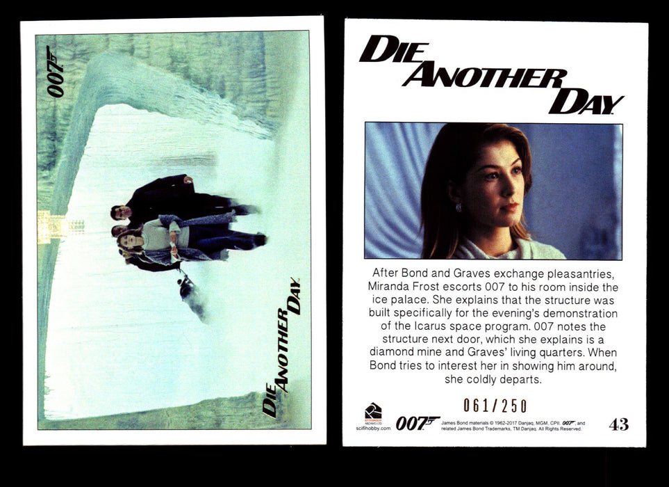 James Bond Archives 2017 Final Edition Die Another Day Gold Parallel Card Single #43  - TvMovieCards.com