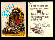 Fabulous Odd Rods Vintage Sticker Cards 1973 #1-#66 You Pick Singles #43   Clod  - TvMovieCards.com