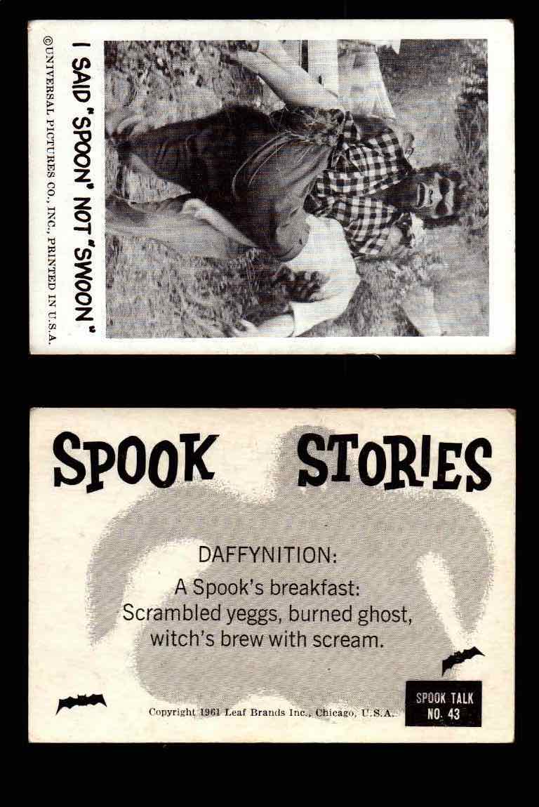 1961 Spook Stories Series 1 Leaf Vintage Trading Cards You Pick Singles #1-#72 #43  - TvMovieCards.com