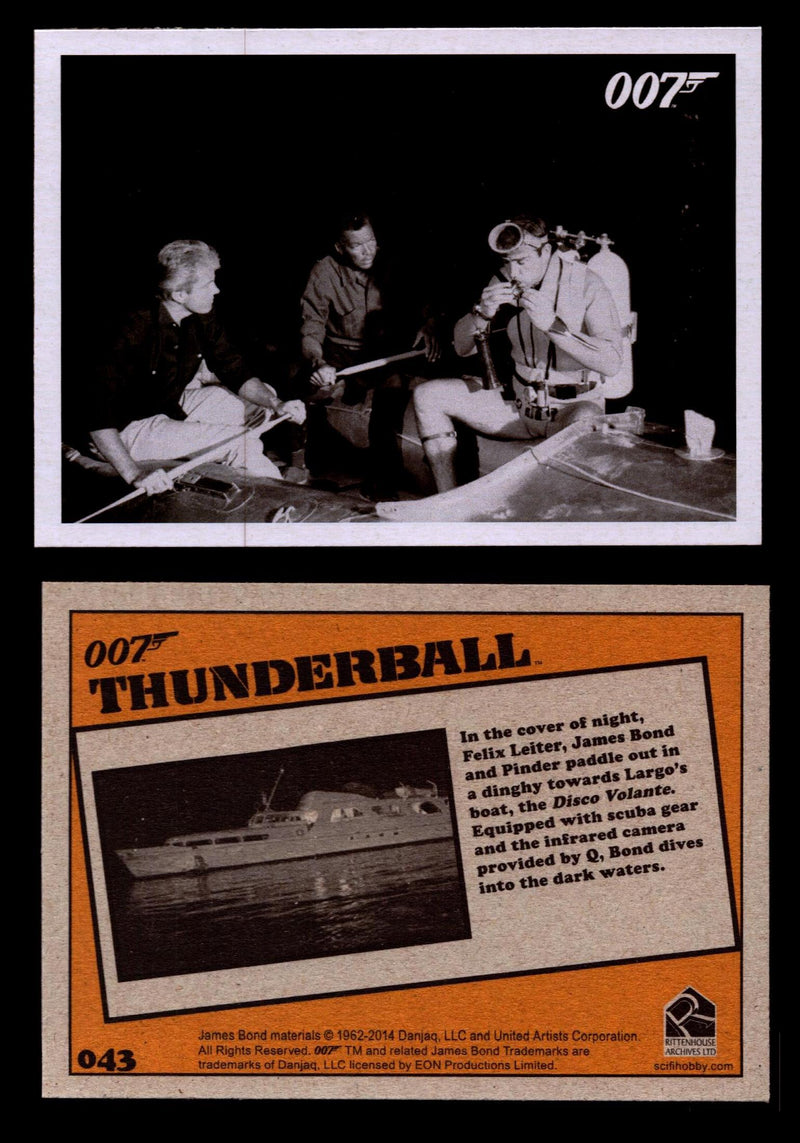 James Bond Archives 2014 Thunderball Throwback You Pick Single Card #1-99 #43  - TvMovieCards.com