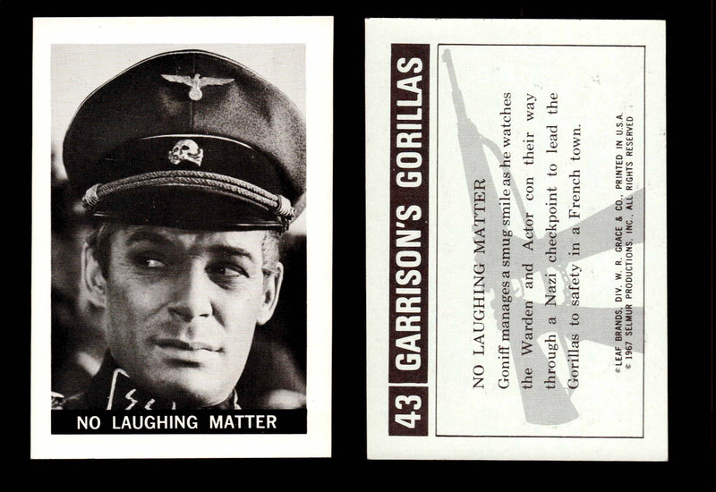 Garrison's Gorillas Leaf 1967 Vintage Trading Cards #1-#72 You Pick Singles #43  - TvMovieCards.com
