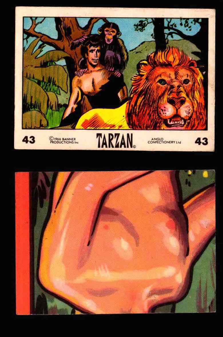 1966 Tarzan Banner Productions Vintage Trading Cards You Pick Singles #1-66 #43  - TvMovieCards.com