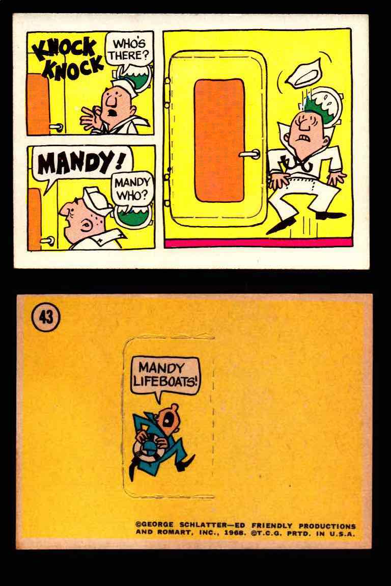 1968 Laugh-In Topps Vintage Trading Cards You Pick Singles #1-77 #43  - TvMovieCards.com