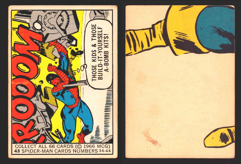1966 Marvel Super Heroes Donruss Vintage Trading Cards You Pick Singles #1-66 #43  - TvMovieCards.com