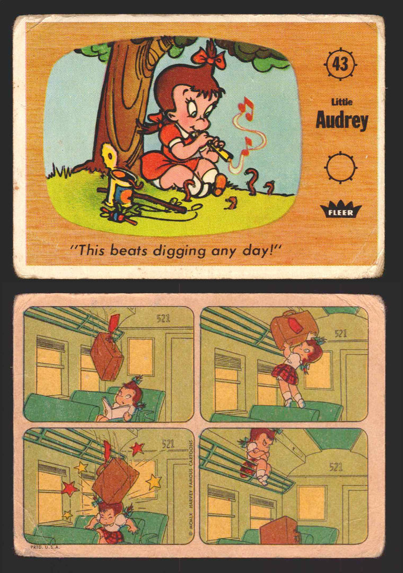 1960 Casper The Ghost Fleer Vintage Trading Card You Pick Singles #1-#66 43   "This beats digging any day!"  - TvMovieCards.com