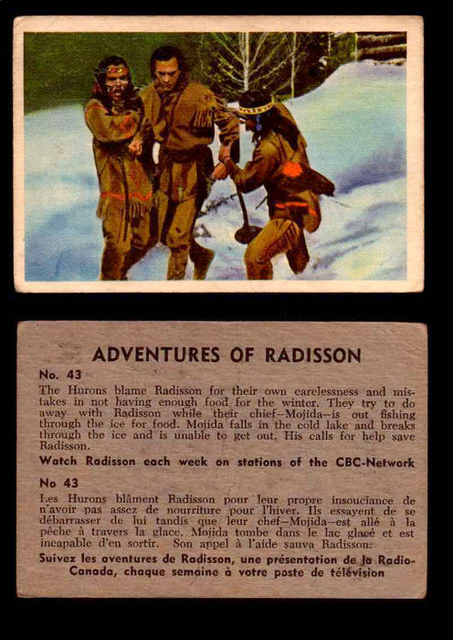 1957 Adventures of Radisson (Tomahawk) TV Vintage Card You Pick Singles #1-50 #43  - TvMovieCards.com
