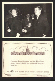 1964 The Story of John F. Kennedy JFK Topps Trading Card You Pick Singles #1-77 #43  - TvMovieCards.com