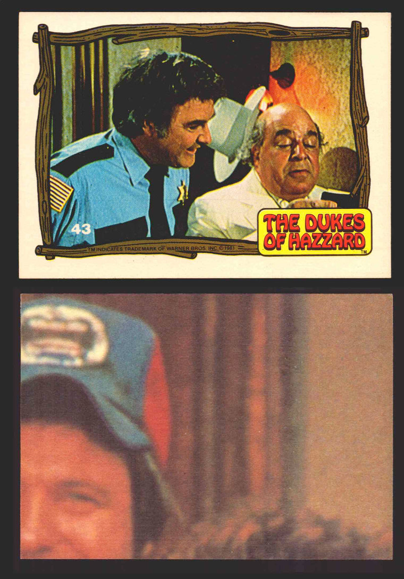 1983 Dukes of Hazzard Vintage Trading Cards You Pick Singles #1-#44 Donruss 43B   Roscoe and Boss Hogg  - TvMovieCards.com