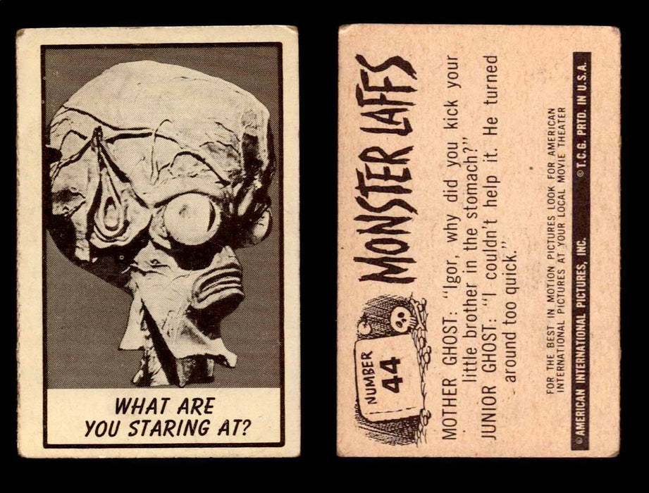 1966 Monster Laffs Midgee Vintage Trading Card You Pick Singles #1-108 Horror #44  - TvMovieCards.com