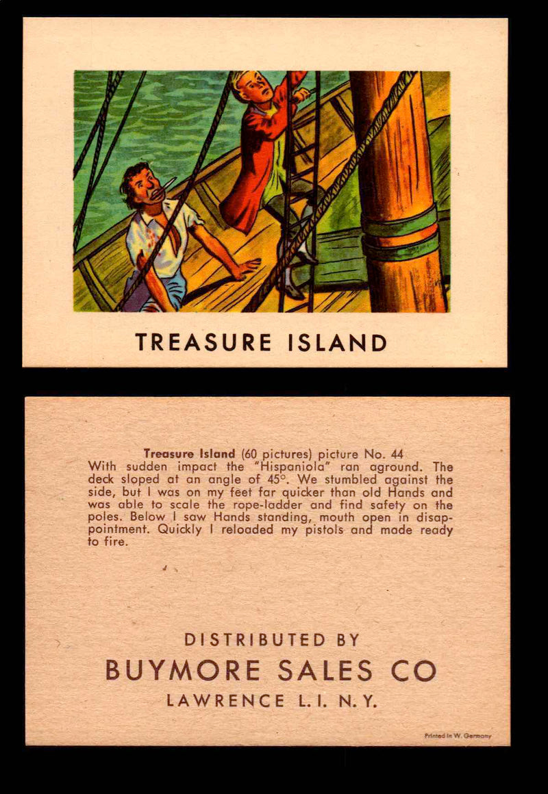 Treasure Island Buymore Sales 1960 Vintage Trading Cards You Pick Singles   - TvMovieCards.com