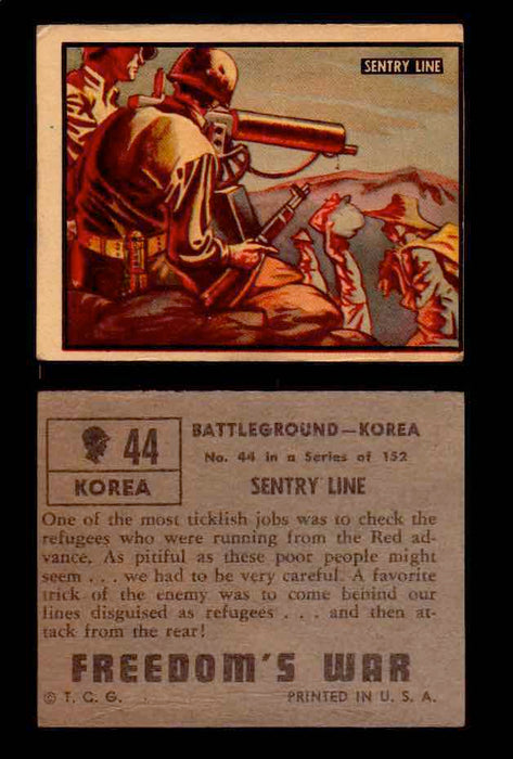 1950 Freedom's War Korea Topps Vintage Trading Cards You Pick Singles #1-100 #44  - TvMovieCards.com