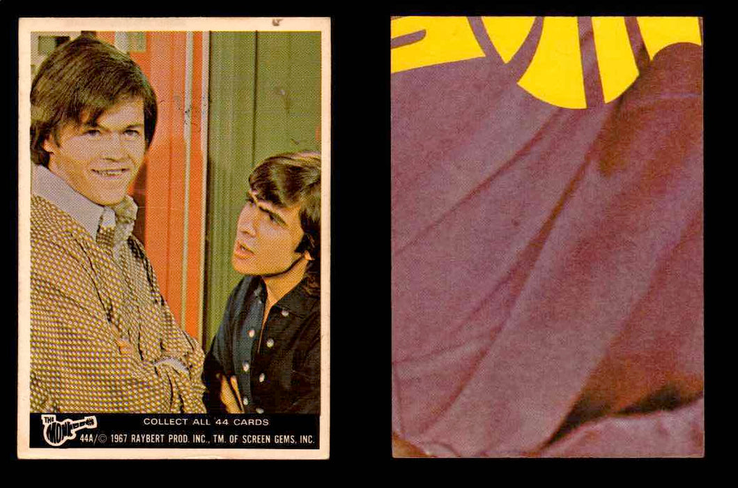 The Monkees Series A TV Show 1966 Vintage Trading Cards You Pick Singles #1A-44A #44  - TvMovieCards.com