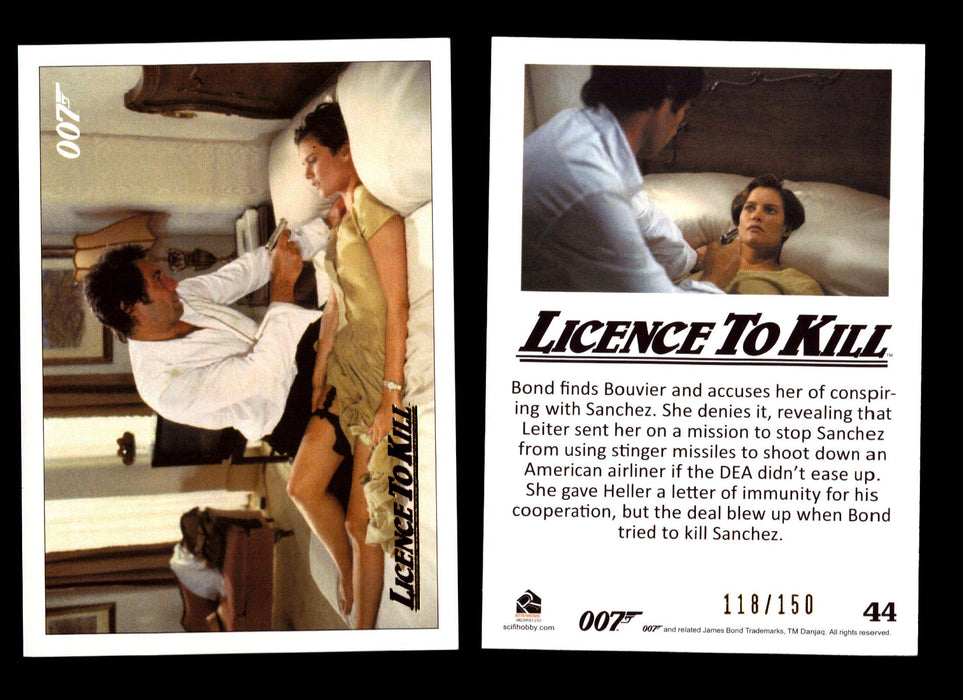 James Bond Classics 2016 Licence To Kill Gold Foil Parallel Card You Pick Single #44  - TvMovieCards.com