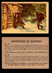 1957 Adventures of Radisson (Tomahawk) TV Vintage Card You Pick Singles #1-50 #44  - TvMovieCards.com