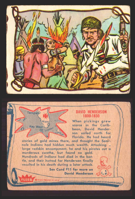 1961 Pirates Bold Vintage Trading Cards You Pick Singles #1-#66 Fleer 44   David Henderson  - TvMovieCards.com