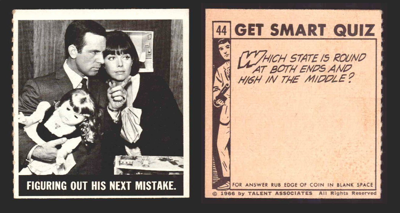 1966 Get Smart Topps Vintage Trading Cards You Pick Singles #1-66 #44  - TvMovieCards.com