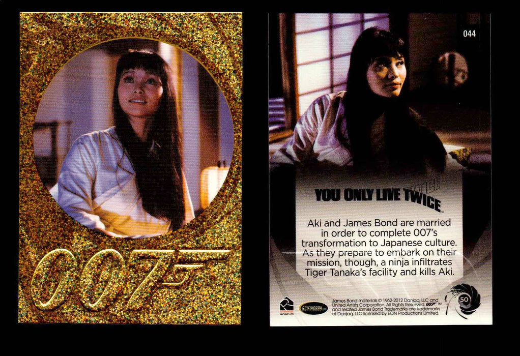 James Bond 50th Anniversary Series Two Gold Parallel Chase Card Singles #2-198 #44  - TvMovieCards.com