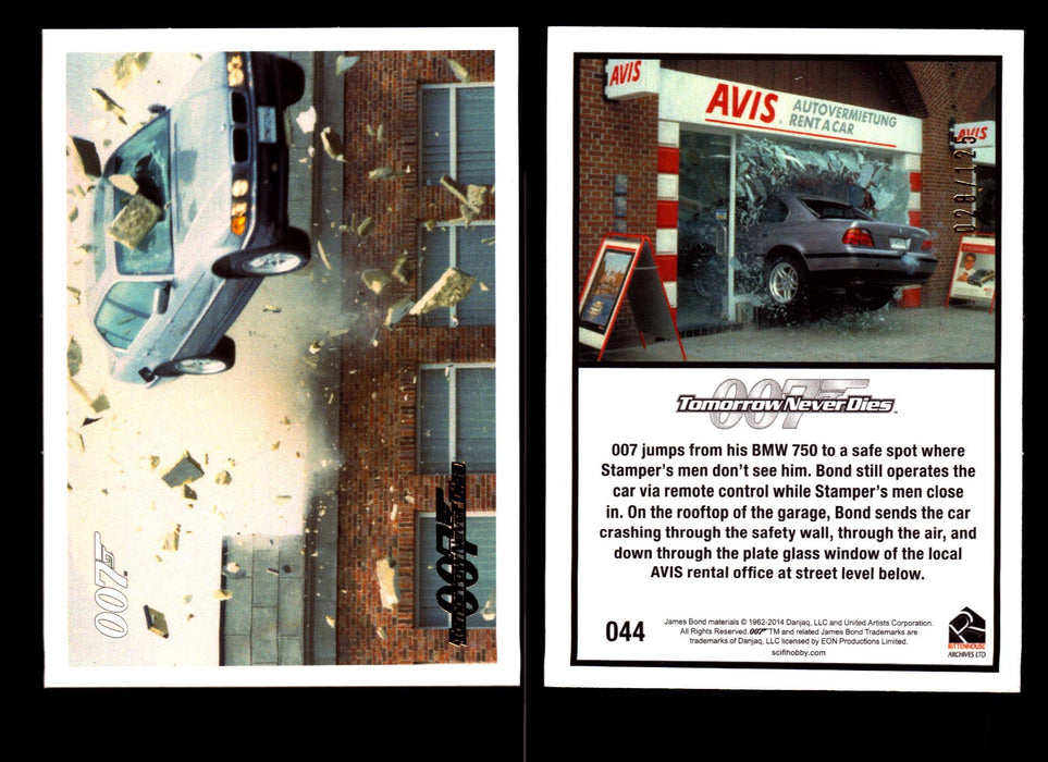 James Bond Archives 2014 Tomorrow Never Dies Gold Parallel Card You Pick Singles #44  - TvMovieCards.com