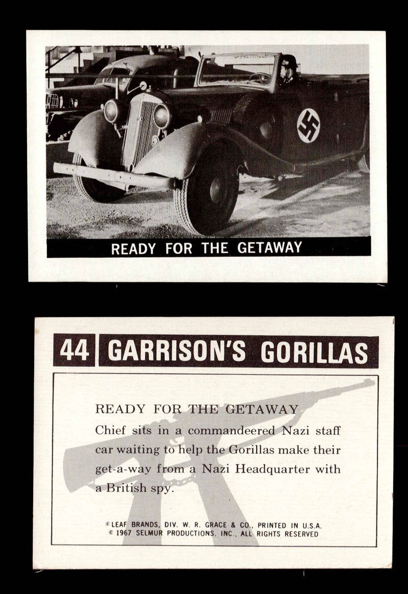 Garrison's Gorillas Leaf 1967 Vintage Trading Cards #1-#72 You Pick Singles #44  - TvMovieCards.com