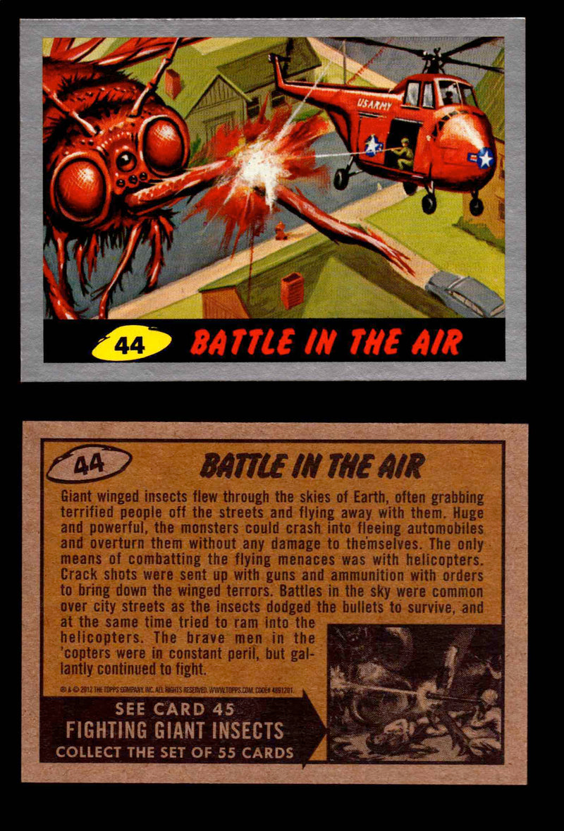 2012 Mars Attacks Silver Parallel You Pick Single Trading Card #1-55 Topps #44  - TvMovieCards.com