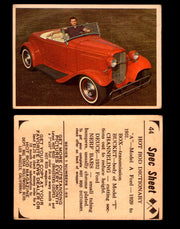 1965 Donruss Spec Sheet Vintage Hot Rods Trading Cards You Pick Singles #1-66 #44  - TvMovieCards.com