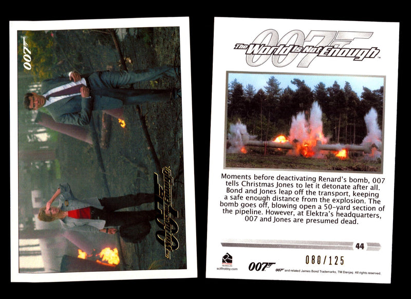 James Bond Classics 2016 World is Not Enough Gold Foil Parallel Card You Pick Nu #44  - TvMovieCards.com